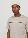 Jack & Jones Jack & Jones Fusion Béžové pánske tričko