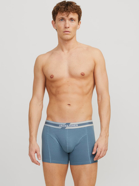 Jack & Jones Súprava troch pánskych boxeriek Jack & Jones v modrej, sivej a čiernej farbe