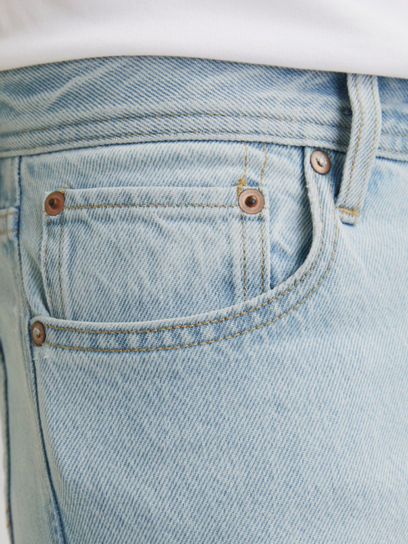 Jack & Jones Svetlomodré pánske voľné džínsy Jack & Jones Chris