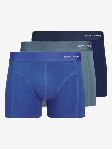 Jack & Jones Súprava troch pánskych boxeriek Jack & Jones v modrej farbe