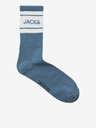Jack & Jones Sada troch párov pánskych ponožiek v bielej a modrej farbe Jack & Jones