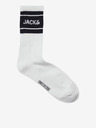 Jack & Jones Sada troch párov pánskych ponožiek v bielej a modrej farbe Jack & Jones