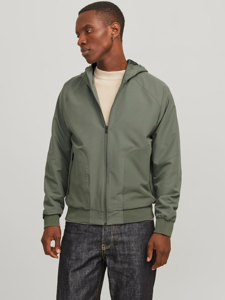 Jack & Jones Zelená pánska bunda Jack & Jones Perfect