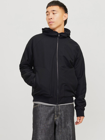 Jack & Jones Čierna Jack & Jones Pánska bunda Perfect