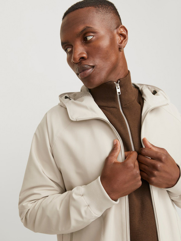 Jack & Jones Pánska bunda Jack & Jones Perfect Beige