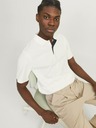 Jack & Jones Jack & Jones Crodney Biela pánska polokošeľa