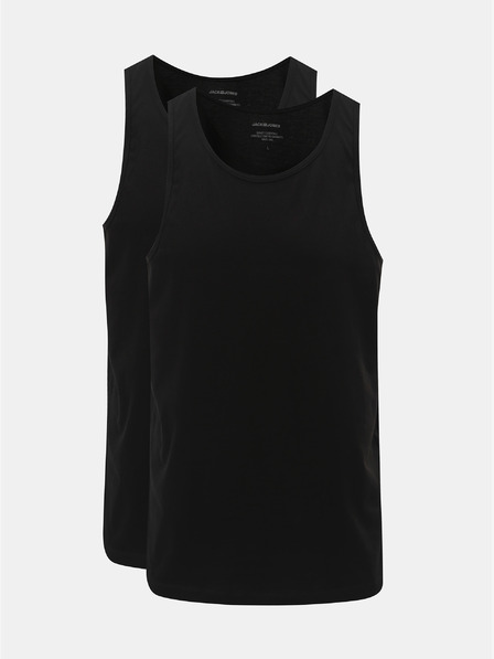 Jack & Jones Súprava dvoch čiernych základných tričiek Jack & Jones