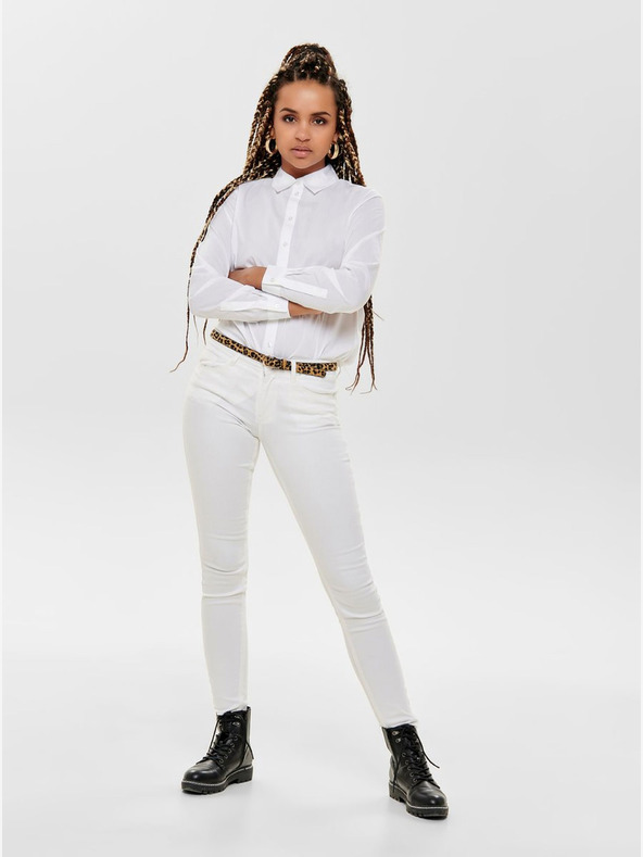 Jacqueline de Yong Biele tričko JDY Mio