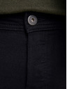 Jack & Jones Čierne slim fit džínsy Jack & Jones Glenn
