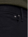 Jack & Jones Čierne slim fit džínsy Jack & Jones Glenn