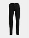 Jack & Jones Čierne slim fit džínsy Jack & Jones Glenn