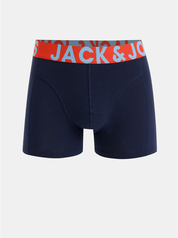 Jack & Jones Súprava troch boxeriek Jack & Jones v čiernej, modrej a sivej farbe