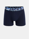 Jack & Jones Súprava troch boxeriek v čiernej a tmavomodrej farbe s potlačou Jack & Jones