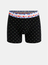 Jack & Jones Súprava troch boxeriek v čiernej a tmavomodrej farbe s potlačou Jack & Jones