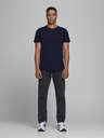 Jack & Jones Tmavomodré základné tričko Jack & Jones