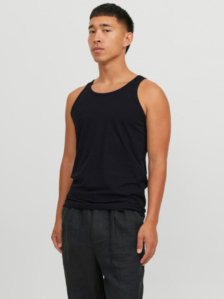 Jack & Jones Čierne základné tielko Jack & Jones