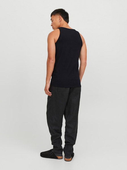 Jack & Jones Čierne základné tielko Jack & Jones
