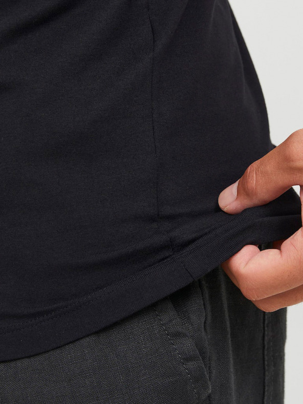 Jack & Jones Čierne základné tielko Jack & Jones