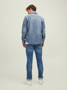 Jack & Jones Modrá pánska džínsová slim fit košeľa Jack & Jones Heridan