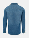 Jack & Jones Modrá pánska džínsová slim fit košeľa Jack & Jones Heridan