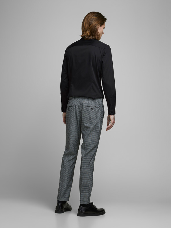 Jack & Jones Čierna slim fit košeľa Jack & Jones Parma