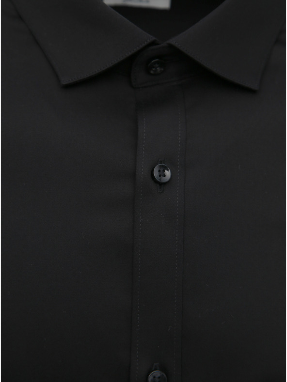 Jack & Jones Čierna slim fit košeľa Jack & Jones Parma