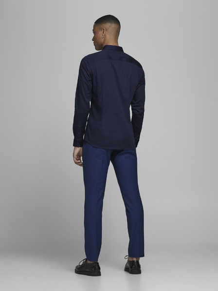 Jack & Jones Tmavomodrá slim fit košeľa Jack & Jones Parma