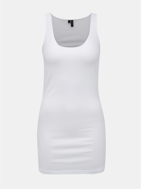 Vero Moda Biele základné tielko VERO MODA Maxi