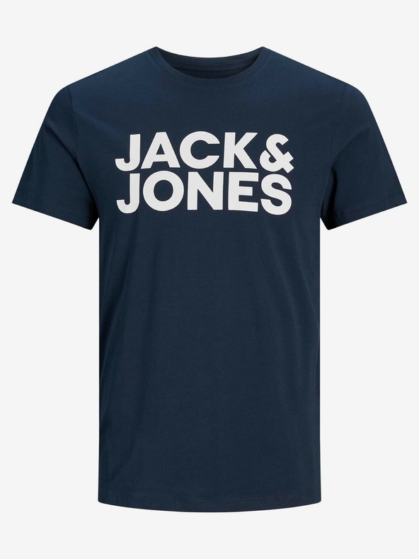 Jack & Jones Tmavomodré tričko Jack & Jones Corp