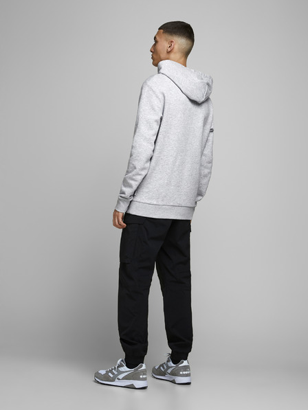 Jack & Jones Svetlosivá vzorovaná mikina Jack & Jones Corp