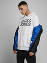 Jack & Jones Svetlosivá vzorovaná mikina Jack & Jones Corp