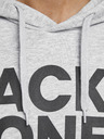 Jack & Jones Svetlosivá vzorovaná mikina Jack & Jones Corp