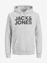 Jack & Jones Svetlosivá vzorovaná mikina Jack & Jones Corp