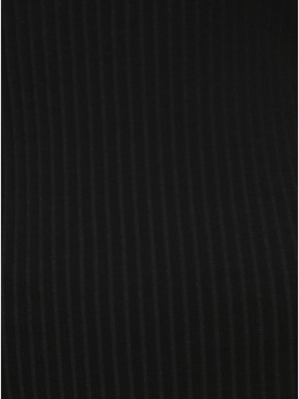 ONLY Čierna rebrovaná košeľa ONLY Emma