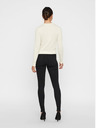 Vero Moda Čierne slim fit džínsy VERO MODA Tanya