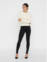 Vero Moda Čierne slim fit džínsy VERO MODA Tanya
