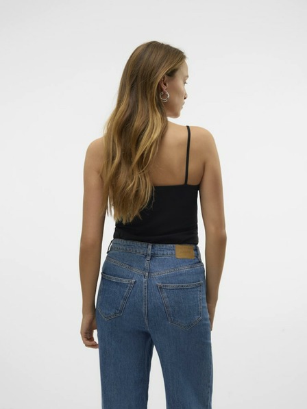 Vero Moda Čierne tielko s čipkou VERO MODA Inge