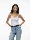 Vero Moda Biele tielko s čipkou VERO MODA Inge