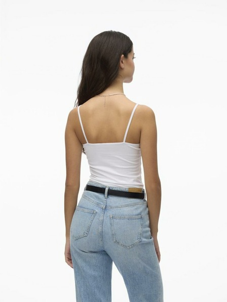 Vero Moda Biele tielko s čipkou VERO MODA Inge
