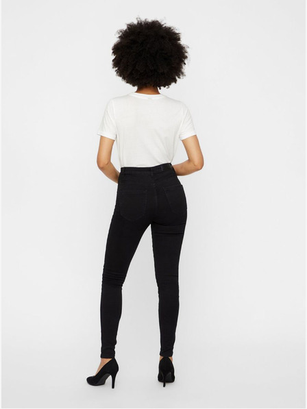 Vero Moda Čierne skinny fit džínsy VERO MODA Sophia