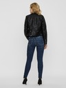 Vero Moda VERO MODA Kerriultra čierna kožená bunda s krivkami