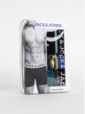 Jack & Jones Sada troch boxeriek Jack & Jones Flower v modrej a čiernej farbe