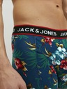 Jack & Jones Sada troch boxeriek Jack & Jones Flower v modrej a čiernej farbe