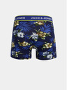 Jack & Jones Sada troch boxeriek Jack & Jones Flower v modrej a čiernej farbe