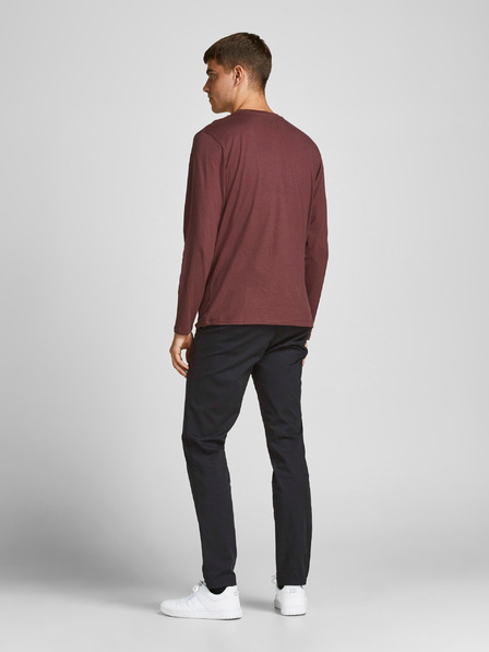 Jack & Jones Čierne chino nohavice Jack & Jones Marco