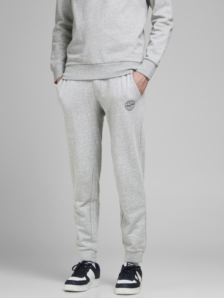 Jack & Jones Svetlosivé tepláky Jack & Jones Gordon