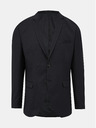 Jack & Jones Čierne pánske sako Jack & Jones Solaris z vlnenej zmesi