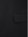 Jack & Jones Čierne pánske sako Jack & Jones Solaris z vlnenej zmesi