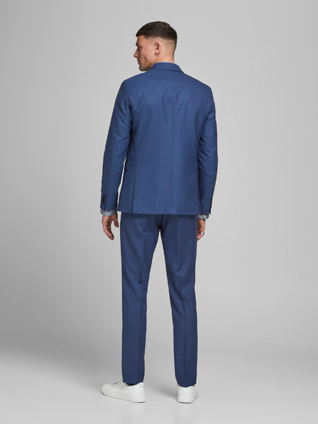 Jack & Jones Modré vlnené sako Jack & Jones Solaris