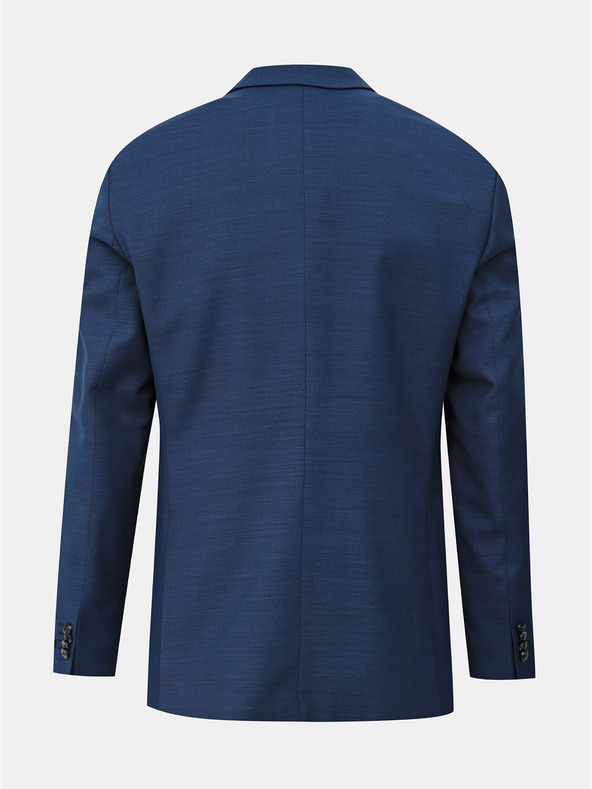 Jack & Jones Modré vlnené sako Jack & Jones Solaris